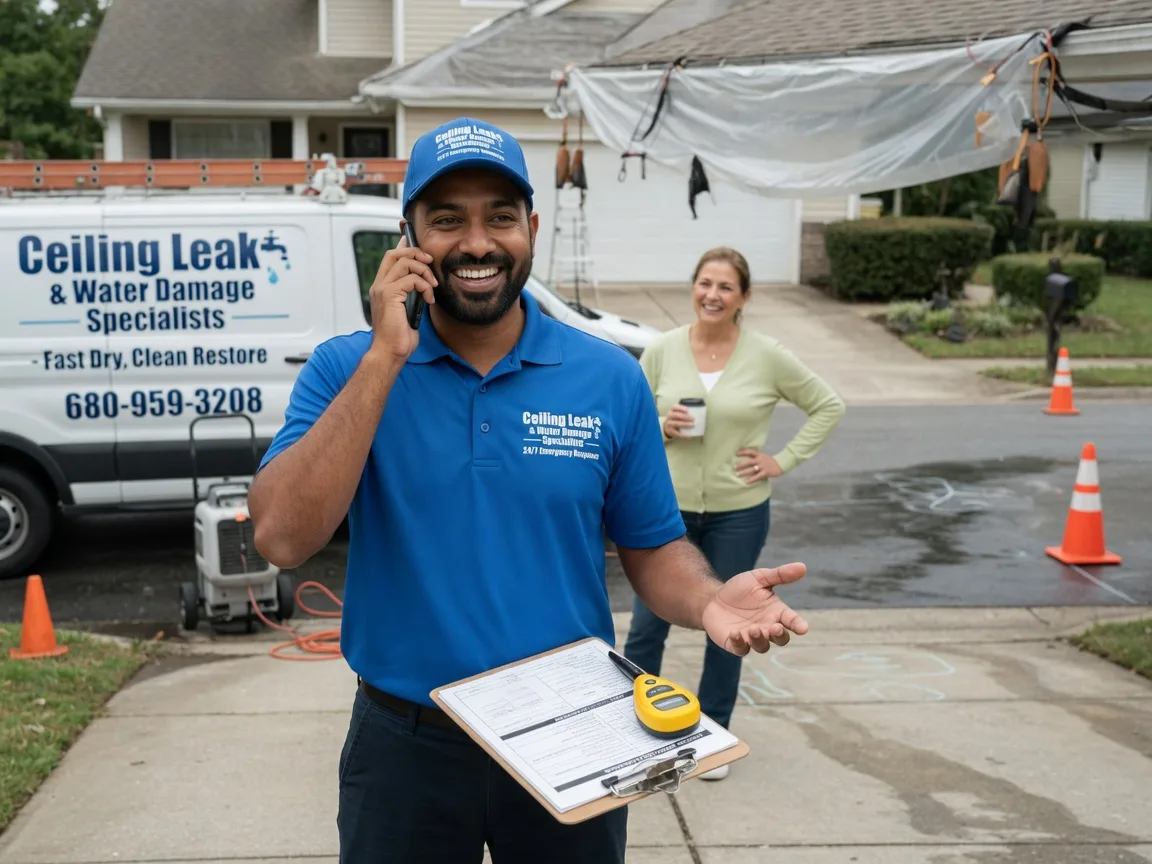 Ceiling Leak Cleanup Little Valley, NY FAQs
